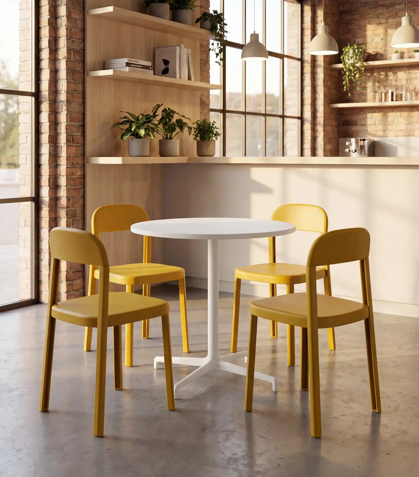 Immagine ambientata di un bar.